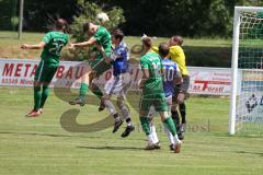 BZL - Oberbayern - SV Manching - TSV Rohrbach - Der 1:0 Führungstreffer durch Simon Berger Manching - jubel - Patrick Diller Torwart Rohrbach -  Foto: Jürgen Meyer