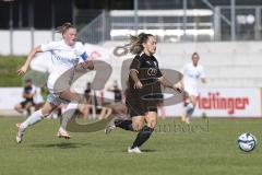 2. Fußball-Liga - Frauen - Saison 2023/2024 - FC Ingolstadt 04 - SV Meppen - Reininger Pija (Nr.21 - FCI Frauen) - Schulte Sahrah weiss Meppen - Foto: Meyer Jürgen