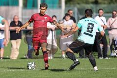 Toto-Pokal; FSV Harthof München - FC Ingolstadt 04; Zweikampf Kampf um den Ball Yann Sturm (7, FCI)