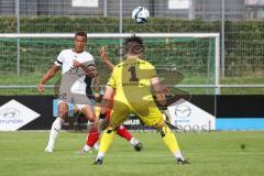 3. Liga; FC Ingolstadt 04 - Trainingslager, Testspiel, FC Kottern; Marcel Costly (22, FCI) Flanke zum Tor