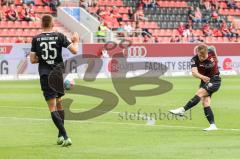 2.BL; FC Ingolstadt 04 - 1. FC Nürnberg - Abschluss, Denis Linsmayer (23, FCI) Filip Bilbija (35, FCI)