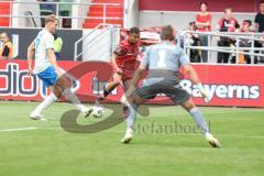 3. Liga; FC Ingolstadt 04 - FC Hansa Rostock; Torchance verpasst Marcel Costly (22, FCI) Carstens Florian (17 HR) Torwart Uphoff Benjamin (1 HR)