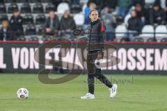 3. Liga; SC Verl - FC Ingolstadt 04; vor dem Spiel Cheftrainerin Sabrina Wittmann (FCI)