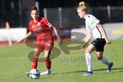 2023_10_22 - 2. Bundesliga - Saison 2023/24 - FC Ingolstadt 04 Frauen - FSV Gütersloh - Krist Katharina (Nr.14 - FCI Frauen) - Schröder Marie weiss Gütersloh - Foto: Meyer Jürgen