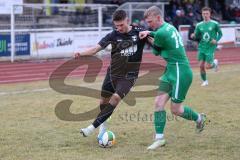 Bezirksliga - Saison 2024/25- TSV Gaimersheim - VFB Eichstätt II - Nico von Swiontek Brzezinski (Nr.17 - TSV Gaimersheim) - Markus Bittl grün Eichstätt - Foto: Meyer Jürgen