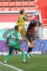 3. Liga; FC Ingolstadt 04 - 
SV Sandhausen; Yannick Deichmann (20, FCI) Torchance Torwart Rehnen Nikolai (1 SVS) Ben Balla Yassin (26 SVS)