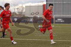 Bayernliga Nord - Saison 2023/24 - FC Ingolstadt 04 II - SC Eltersdorf- Michael Udebuluzor (Nr.11 - FCI) - Fabian Cavadias (Nr.16 - FCI) trifft zum 2:1 Führungstreffer - jubel- Foto: Meyer Jürgen