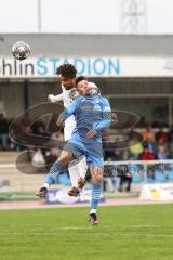 Toto Pokal; Halbfinale; FV Illertissen - FC Ingolstadt 04; Leon Guwara (6, FCI) Zweikampf Kampf um den Ball Yannick Glessing (7 FVI)