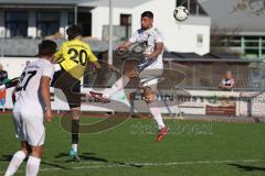 Kreisliga - Saison 2022/2023 - TSV Gaimersheim - FC Hitzhofen/Oberzell - Benjamin Anikin weiss Gaimersheim - Patrick Schwarz gelb Hitzhofen - Foto: Meyer Jürgen