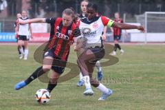 2. Bundesliga Frauen - Saison 2024/25 - FC Ingolstadt 04 Frauen - Eintracht Frankfurt II - Stefanie Reischmann (Nr.24 - FCI Frauen) - Wallrabenstein Emily weiss Frankfurt - Foto: Meyer Jürgen
