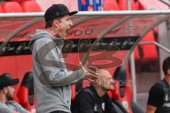 Cheftrainer Roberto Pätzold (FCI) ; FC Ingolstadt 04 - SpVgg Greuther Fürth; 2.BL; Testspiel