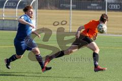 Audi Schanzer Amateur Cup 2022 - TSV Großmehring - SC Irgertsheim - Fabian Risch blau Großmehring - Felix Hanczar orange Irgertsheim - Foto: Jürgen Meyer