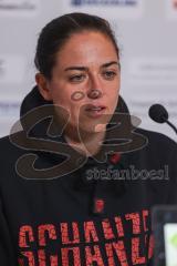 3. Liga; SC Verl - FC Ingolstadt 04; Interview Pressekonferenz Cheftrainerin Sabrina Wittmann (FCI)  Sieg 1:4