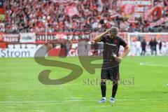 3. Liga; Rot-Weiss Essen - FC Ingolstadt 04; Niederlage, hängende Köpfe 4:1 Yann Sturm (7, FCI)