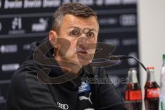 3. Liga; FC Ingolstadt 04 - MSV Duisburg; Pressekonferenz Interview Cheftrainer Michael Köllner (FCI)