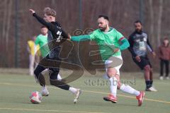Bezirksliga - Saison 2025/26 - FC Fatih Ingolstadt - TSV 54 - DJK München - Giuliano Rubenbauer schwarz München - Faruk Rencber (Nr.20 - FC Fatih) - Foto: Meyer Jürgen