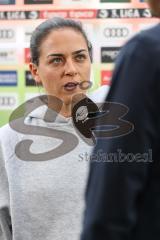 3. Liga; FC Ingolstadt 04 - 1. FC Schweinfurt 05; Spiel ist aus, Niederlage, Cheftrainerin Sabrina Wittmann (FCI) Interview