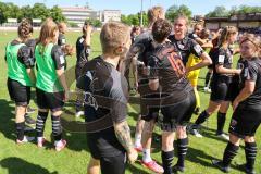 2. Frauen-Bundesliga - Saison 2021/2022 - FC Ingolstadt 04 - TSG 1899 Hoffenheim - Jubel - Der Klassenerhalt ist geschafft - - Foto: Meyer Jürgen