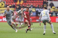 3. Liga; FC Ingolstadt 04 - Alemannia Aachen; Marcel Costly (22, FCI) Yarbrough Lamar (25 AA) Strujic Sasa (5 AA)