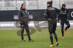 2.BL; FC Ingolstadt 04 - Training, neuer Cheftrainer Rüdiger Rehm, Pressekonferenz, Cheftrainer Rüdiger Rehm (FCI) leitet erstes Training