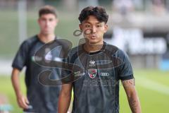 Toto Pokal; FC Memmingen - FC Ingolstadt 04, 2. Runde; vor dem Spiel Jongmin Seo (7, FCI)
