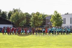 Toto-Pokal; FSV Harthof München - FC Ingolstadt 04; Aufstellung vor dem Spiel