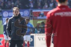 2.BL; Holstein Kiel - FC Ingolstadt 04 - Cheftrainer Rüdiger Rehm (FCI) auf dem Platz