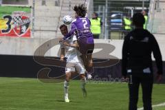 3.Liga - Saison 2022/2023 - Erzgebirge Aue - FC Ingolstadt 04 - Dominik Franke (Nr.3 - FCI) -Tim Danhof (Nr.2 - Erzgebirge Aue) -  - Foto: Meyer Jürgen