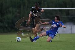 Bezirksliga - Saison 2025/26- TSV Gaimersheim - ASV Dachau - Philipp Stipic (Nr.6 - TSV Gaimersheim) - Leonardo DI Pasquale blau Dachau - Foto: Meyer Jürgen