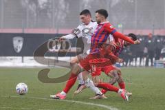 3. Liga; Testspiel, FC Ingolstadt 04 - 1. FC Heidenheim; Felix Keidel (43, FCI) Thomalla, Denis (11 HDH) Zweikampf Kampf um den Ball