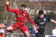 Kreisklasse - Saison 2024/25- Türkisch SV Ingolstadt - TSV Gaimersheim II - Avni Avdijaj rot Türkisch - Simon Gelbmann schwarz Gaimersheim - Foto: Meyer Jürgen