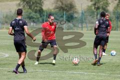 3. Liga; FC Ingolstadt 04 - Trainingslager Südtirol, Valmir Sulejmani (7, FCI) Marcel Costly (22, FCI) Moussa Doumbouya (27, FCI)