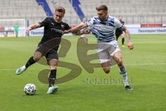 3. Liga - MSV Duisburg - FC Ingolstadt 04 - Dennis Eckert Ayensa (7, FCI) Alleingang, Joshua Bitter (23 MSV)