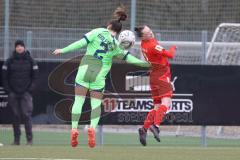 2. Fußball-Liga - Frauen - Saison 2022/2023 - FC Ingolstadt 04 - VFL Wolfsburg II - Vanessa Haim (Nr.13 - FCI Frauen) - Wöhm Yasu grün Wolfsburg - Foto: Meyer Jürgen