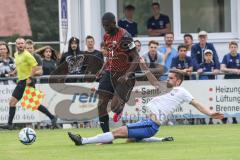 Testspiel; 3. Liga; TSV Berching - FC Ingolstadt 04; Daouda Beleme (9, FCI) Zweikampf Kampf um den Ball