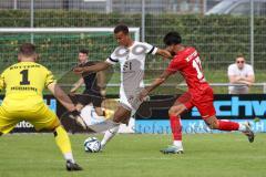 3. Liga; FC Ingolstadt 04 - Trainingslager, Testspiel, FC Kottern; Marcel Costly (22, FCI) Flanke zum Tor