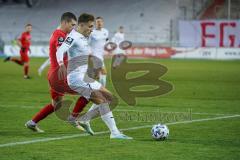 3. Liga - FSV Zwickau - FC Ingolstadt 04 - Dennis Eckert Ayensa (7, FCI) Stanic Jozo (6 Zwickau)