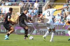 3. Liga; TSV 1860 München - FC Ingolstadt 04; Torchance verpasst Yann Sturm (7, FCI) Marcel Costly (22, FCI) Voet Siemen (3 TSV)