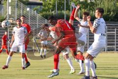 Bayernliga Süd - Saison 2022/2023 - FC Ingolstadt 04 -  TSV Dachau - Der 1:0 Führungstreffer durch Nduka Donald (Nr.4 - Fc Ingolstadt 04 II) - Jubel - Foto: Meyer Jürgen