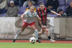 2. Bundesliga Frauen - Saison 2024/25 - FC Ingolstadt 04 Frauen - FSV Gütersloh - Paula Vidovic (Nr.11 - FCI Frauen) - Schmidt Nele weiss Gütersloh - Foto: Meyer Jürgen