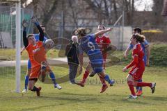 Kreisliga - Saison 2022/2023 - TSV Baar/Ebenhausen - SV Hundszell - Matthias Weinzierl blau #9 Hundszell - Markus Lindauer Torwart Ebenhausen - Foto: Meyer Jürgen