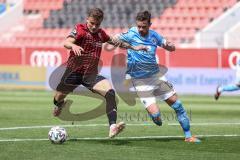 3. Liga - FC Ingolstadt 04 - TSV 1860 München - Dennis Eckert Ayensa (7, FCI) Erdmann Dennis (13, 1860)