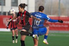***2. Bundesliga Frauen - Saison 2025/26 - FC Ingolstadt 04 Frauen - SV Meppen - Annika Kömm (Nr.25 - FC Ingolstadt Frauen I) - Blaschka Anouk blau Meppen - Foto: Meyer Jürgen