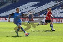 2.BL; Hannover 96 - FC Ingolstadt 04; Patrick Schmidt (32, FCI) Tor Jubel Treffer Abseits Torwart Martin Hansen (1 Hannover)