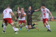 Relegation 2 - U17 - SSV Jahn Regensburg - FC Ingolstadt 04 - Zweikampf Benjamin Causevic (10 FCI) Walter Bastian (6 SSV) mit Foul