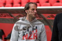 2.BL; FC Ingolstadt 04 - FC Hansa Rostock; Cheftrainer Rüdiger Rehm (FCI) vor dem Spiel