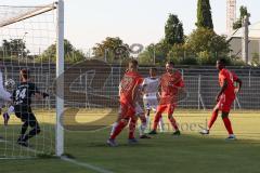 Bayernliga Süd - Saison 2022/2023 - FC Ingolstadt 04 -  TSV Dachau - Der 2:0 Führungstreffer durch Nduka Donald (Nr.4 - Fc Ingolstadt 04 II) - Jubel - Jakob Marco Torwart Dachau - Foto: Meyer Jürgen