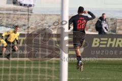 3. Liga - Saison 2025/26 - Hansa Rostock - FC Ingolstadt 04  -  Der 0:1 Führungstreffer durch - Marcel Costly (Nr.22 - FCI) jubel - - XXXXX - Foto: Meyer Jürgen