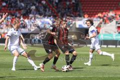 3. Liga; FC Ingolstadt 04 - Arminia Bielefeld; Gustav Christensen (24, FCI) Mladen Cvjetinovic (19, FCI) Corboz Mael (6 AB) Kania Julian (7 AB)