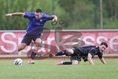 Kreisklasse - Saison 2025/26- TSV Ingolstadt Nord - MTV Ingolstadt - Tiago Joia Tavares lila MTV - Ali Gündogan schwarz Ing Nord - Foto: Meyer Jürgen